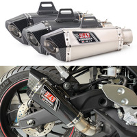 Universal 36-51mm motorcycle exhaust with Db killer stickers muffler for Z900 GSXR1000 SV650 R6 R3 ZX6R ZX10 K7 MT07