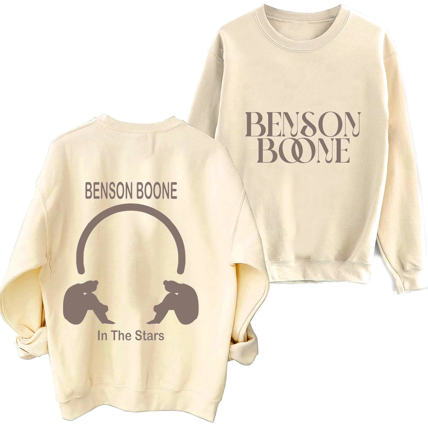 

2024 Fireworks & Rollerblades Benson Boone O-Neck Long Sleeve Spring and Autumn Men Clothing Hoodies Women Printing