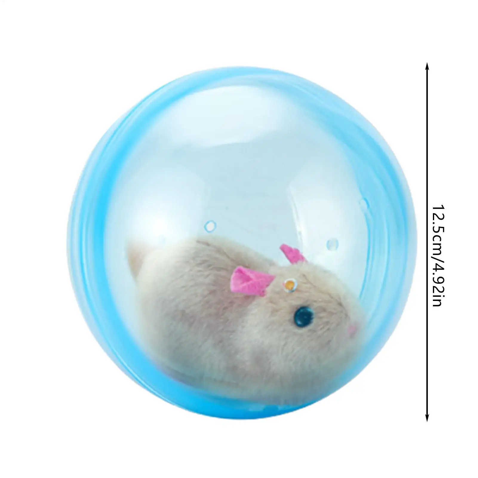 Rolling Hamster-Active Ball Electric Rabbit-Hamster Rolling Ball Transparent Plastic Small Pets Exercise Toy Cat Chasing Ball view 6