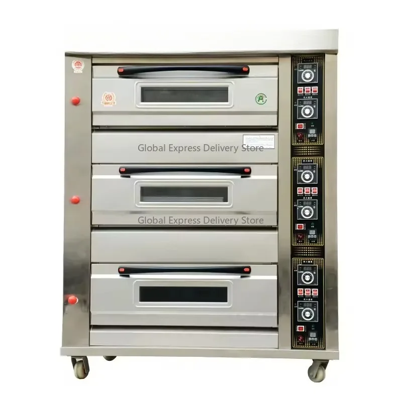 

Commercial Electric Pizza Oven for Sale - Bakery Equipment Industrial Cake Bread Baking Oven for Restaurant Bakery Use