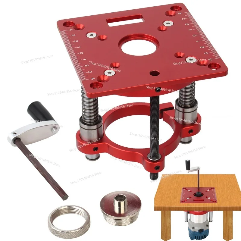 For Cutting with Aluminum Trimming Table Insert Plate for Woodworking Table Table Saw 65mm Engraving Machine