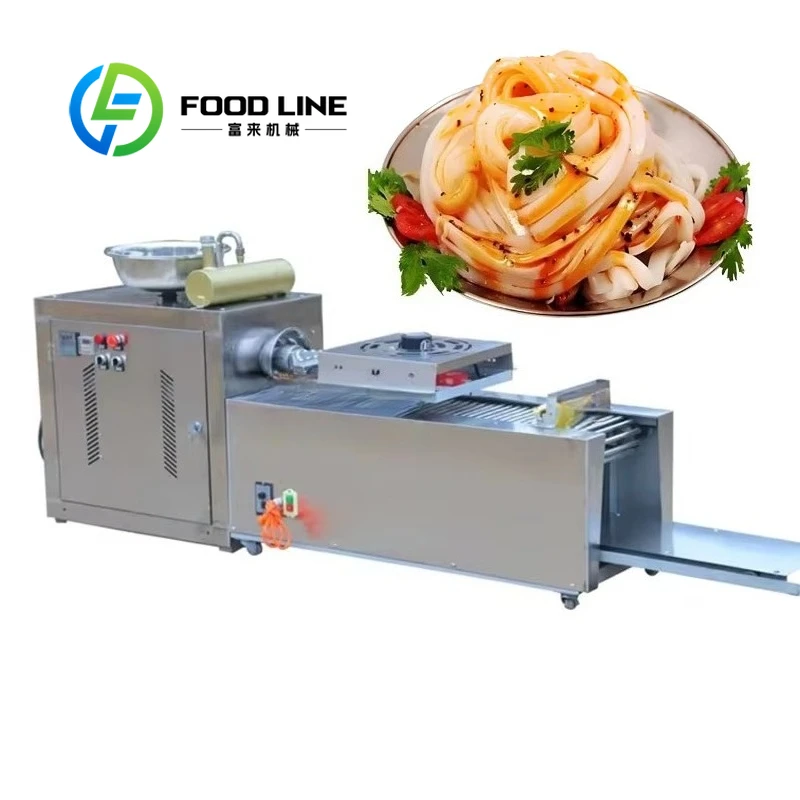 Customized High-Speed Rice Noodle Maker Commercial Roller System Compact Vermicelli Extruder Auto-Shaping HoFun Machine