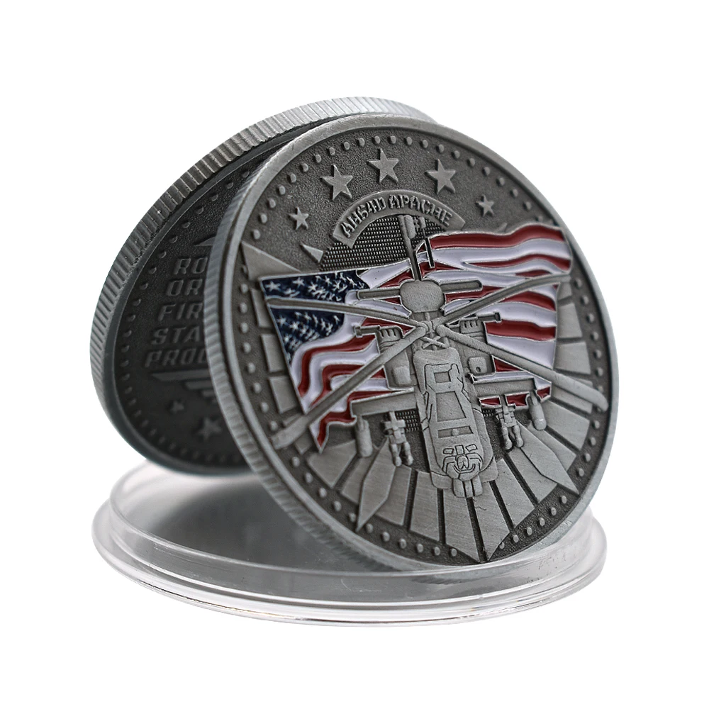 American Fighter Coin Retro Commemorative Coin 6styles Classic US Bomber Jet Multipurpose Fighter Challenge Coin Fans Collection