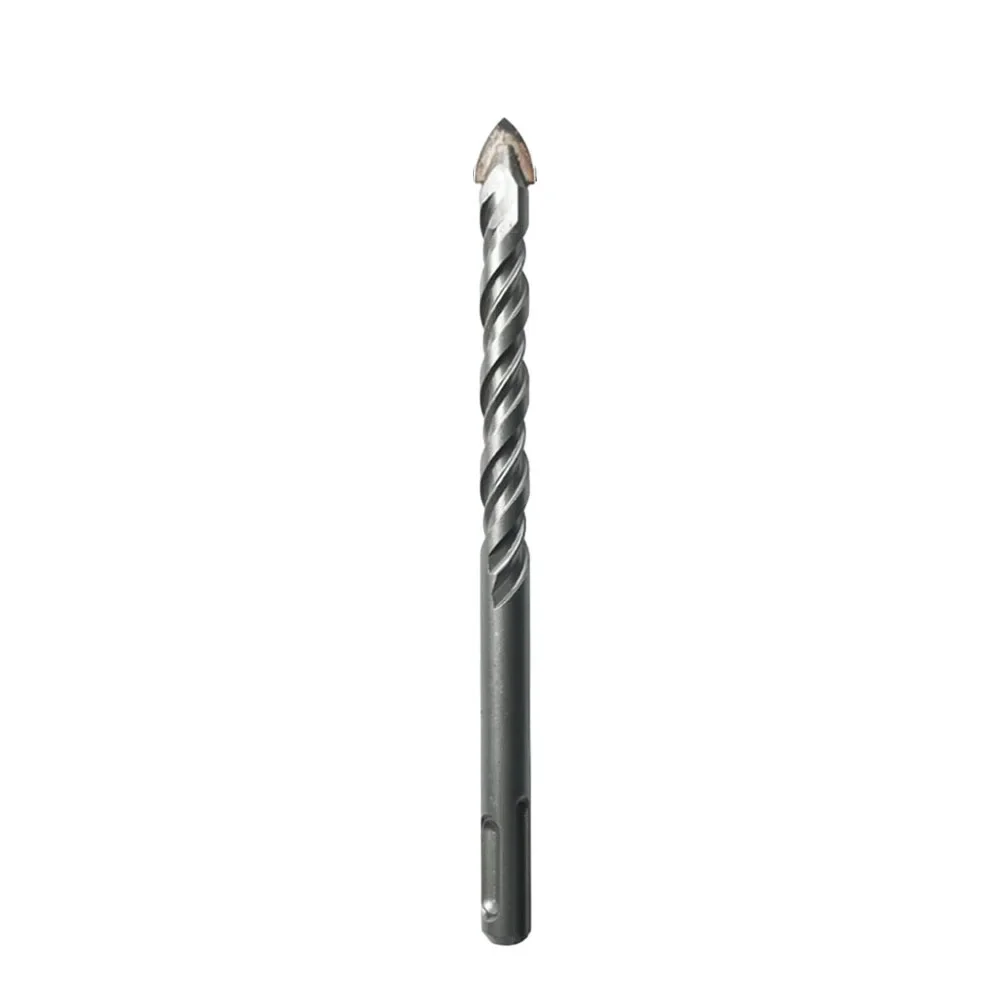 1pc Drill Bit With 2 Cutting Edges Alloy Steel 6-12mm For Ceramic Granite Tile Stone Wood Plastic Concrete Walls Drilling
