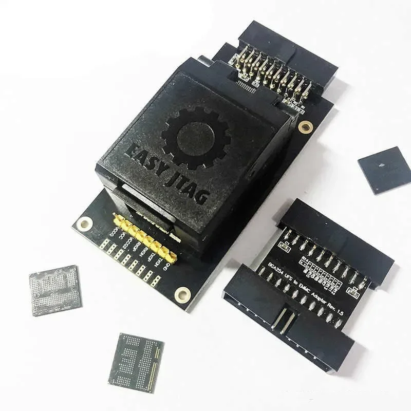 Original z3x Easy Jtag Plus UFS BGA-254 Socket / EMMC 254 (EMMC +UFS 2 IN 1 ) Adapter for EASY JTAG PLUS BOX