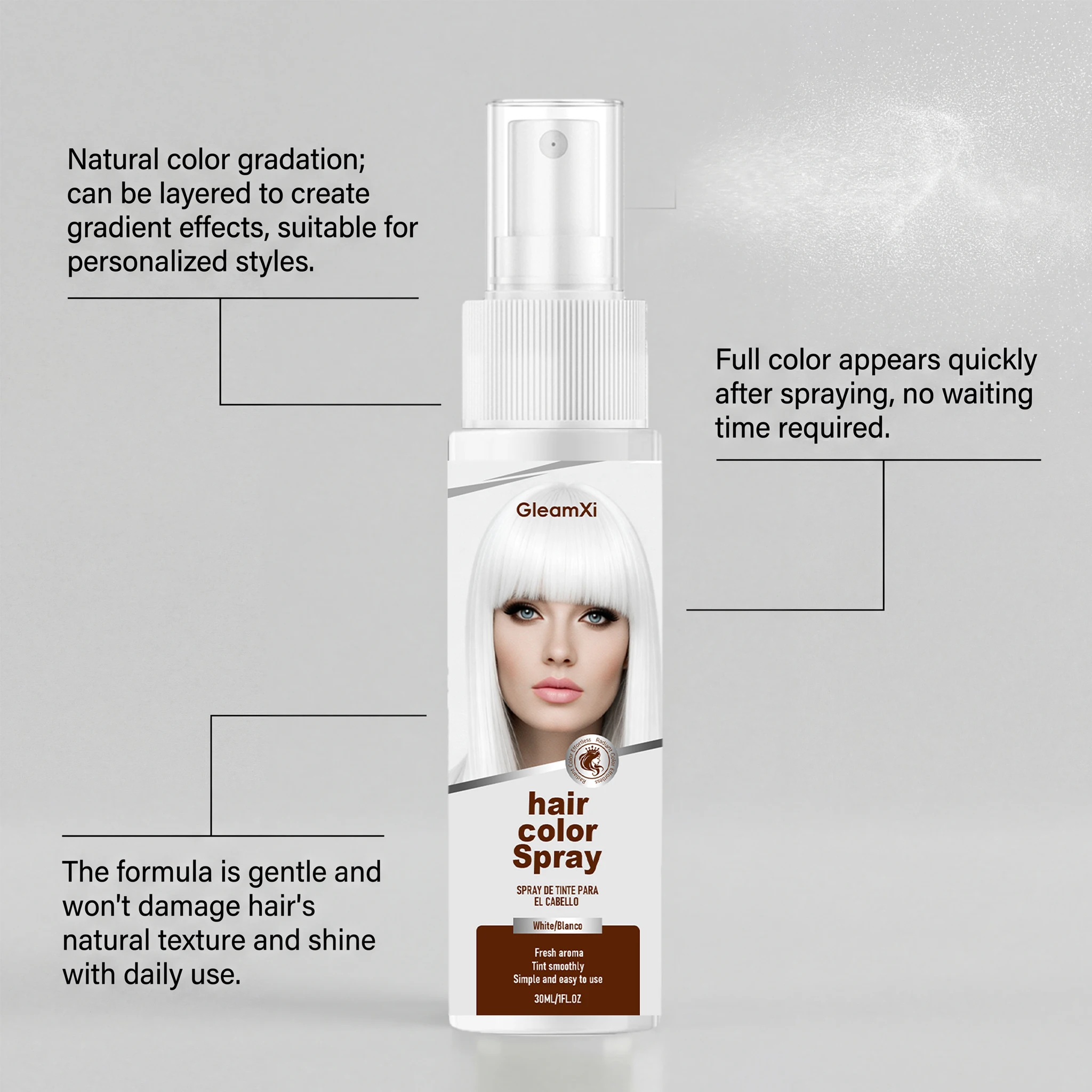 Spray Temporário para Cabelo B - Hair Spray Color avaliação e preço