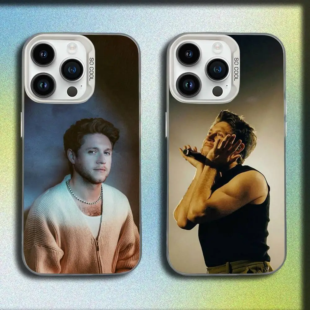 

N-Niall Singer Horan Phone Case For iPhone 17,16,15,14,13,12,11,Pro,Max,Plus,E,SE4,Air,Mini White IMD Box