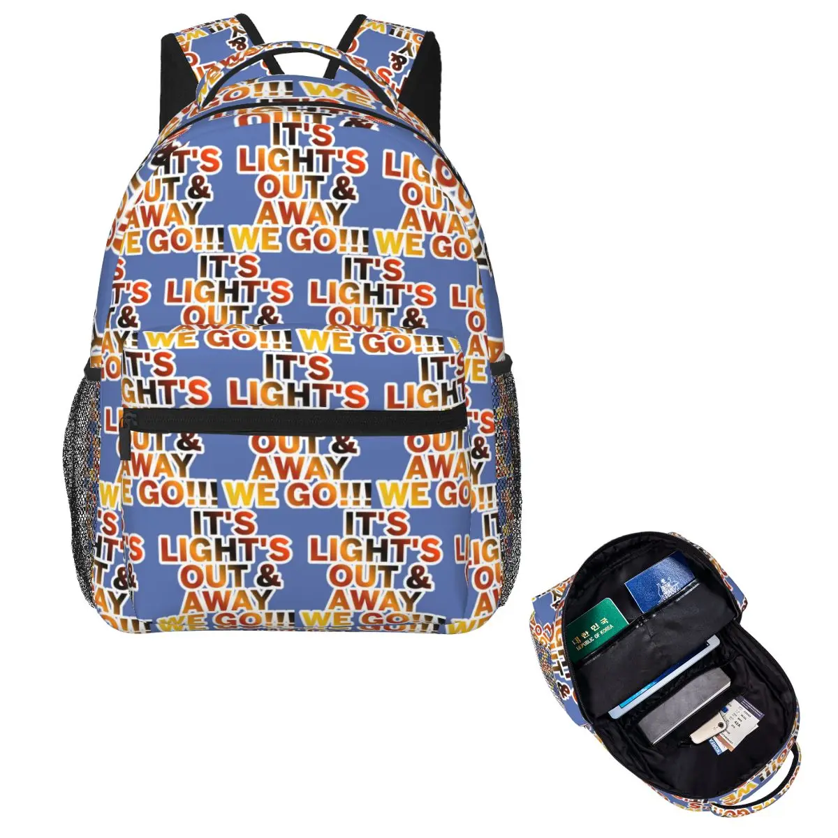 

F1 Quote Student Backpack School Bag Hiking Travel Daypack for Boys Girls Fashion Bookbag Shoulder Bags