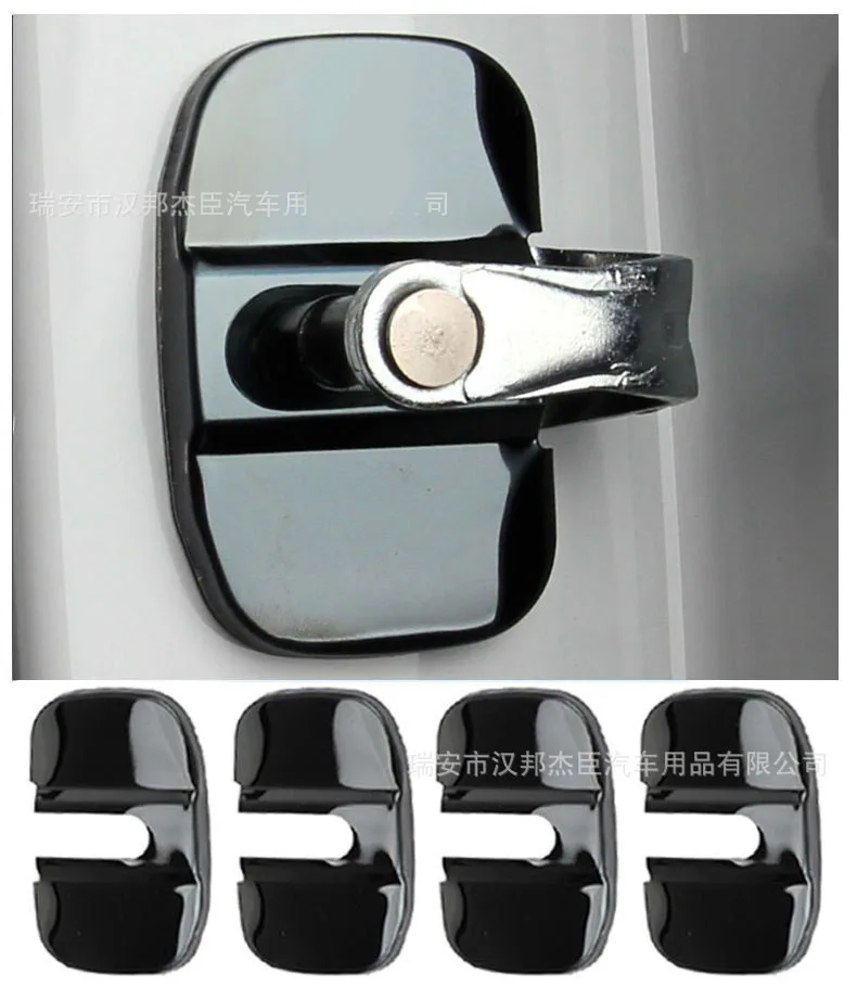 Car Door Lock Cover Auto Protection Case for Fiat Argo Cronos Fastback Mobi Pulse Panda Tipo Toro Strada Uno Car Accessories