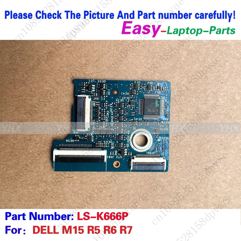 GYX nuevo para DELL M15 R5 R6 R7 Placa de circuito de unión de reposamanos LS-K666P.