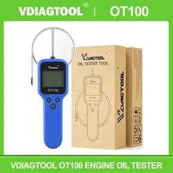 OT100 Engine Oil Tester Auto Check Oil Quality With LED Display Gas Analyzer Car Testing Tools Inject Check Brake Fluid Tester