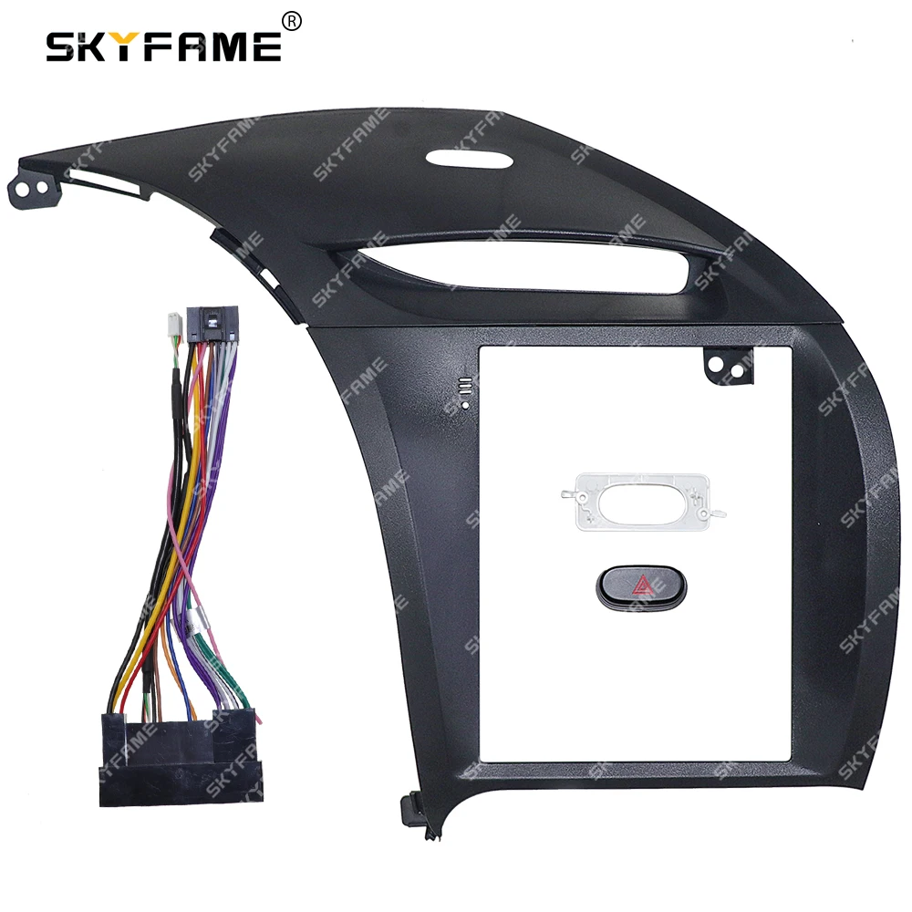 SKYFAME Car Frame Fascia Adapter Tesla Style Android Radio Audio Dash Fitting Panel Kit For Kia Cerato K3 Forte