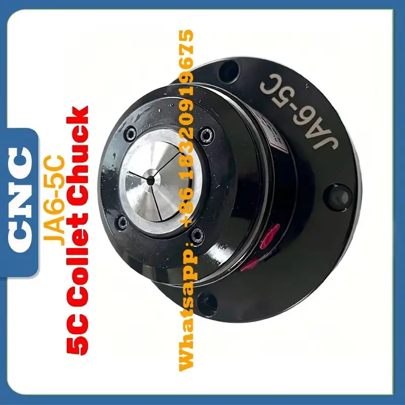 

CNC Front-mounted rotary high-speed hollow chuck with expansion outer collet, JA6-5C hydraulic chuck