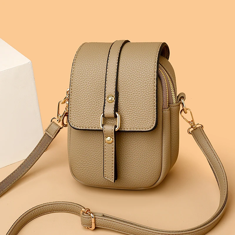 New Fashion High Quality Crossbody Bag Small Soft Leather Shoulder Bag For Women 2024 Female Elegant Purses and Handbags Sac