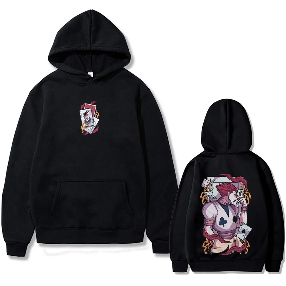 

Anime Hunter X Hunter Hoodie Phantom Troupe Hisoka Graphic Sweatshirt Men Women Casual Vintage Oversized Hoodies Male Streetwear