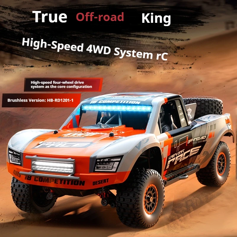 New HB Huangbo RC Car 1/12 Scale 4WD High Speed Brushless Motor Off Road Rock Crawler Pickup Truck Hot Selling Fast Shipping