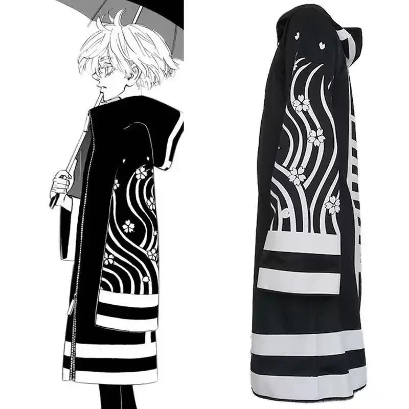 

3,k;6\g/CosplayTakRevengers Kawaragi SenMozambique Cosplay Costume for men, white wig, tempered embroidery, unifok;6,y'9\