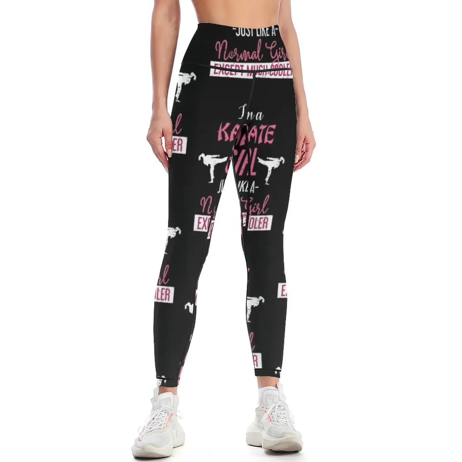 

Karate fighter girl gift karate Leggings workout clothes for Sweatpants sports for Women's fitness Womens Leggings