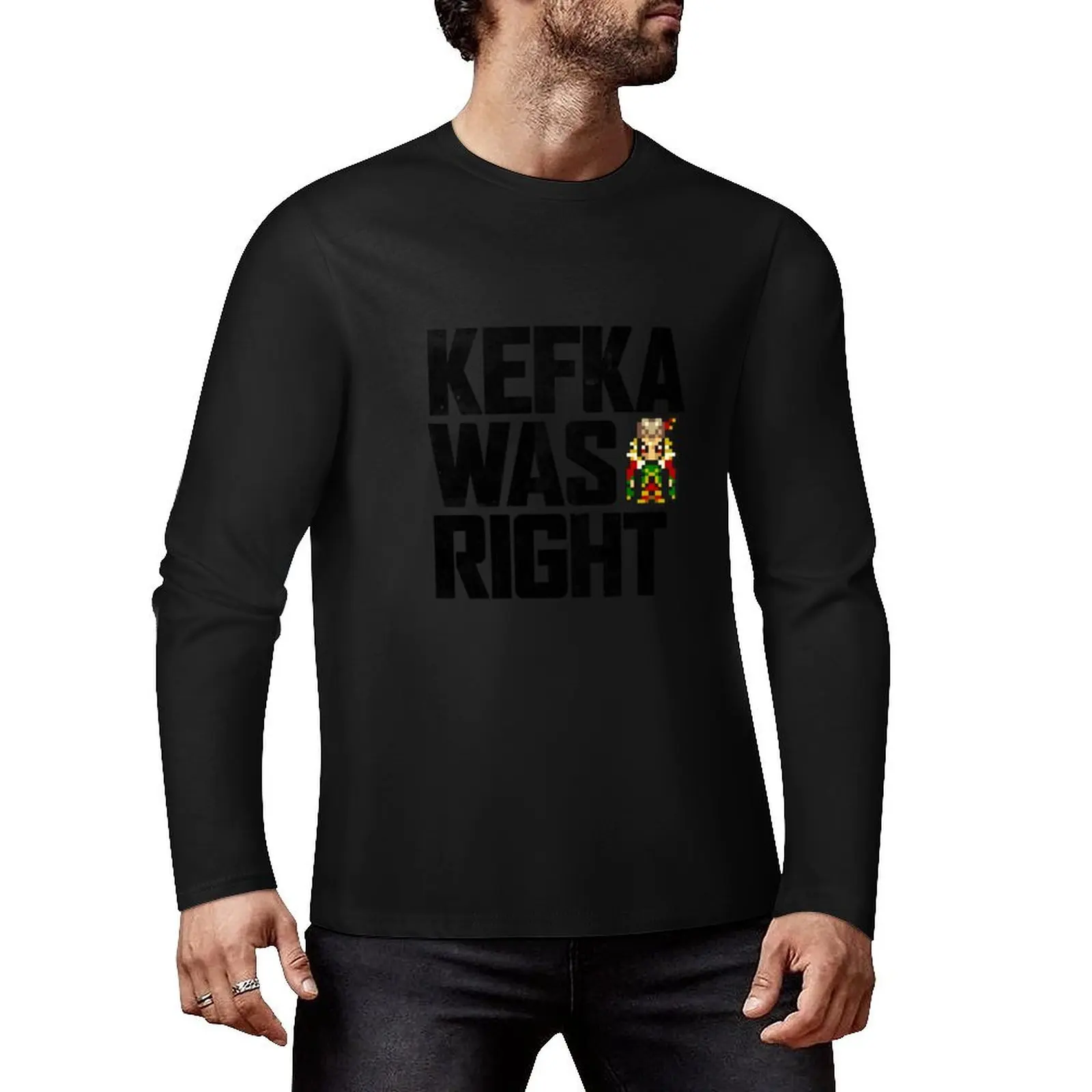 Kefka Was Right Long T-Shirt Tee shirt tees plus size t shirts mens t shirts pack