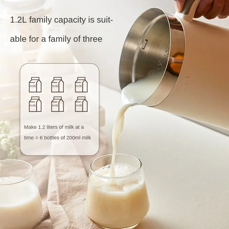 Household Multifunctional Automatic No-cleaning Soybean Milk Machine Wall-breaking Filter-free Intelligent Appointment Level 304