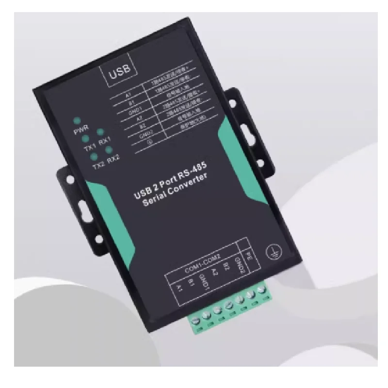 

Преобразователь последовательного кабеля USB в 485 промышленного класса с изолированным модулем связи, 2-канальный тип молниезащиты RS485