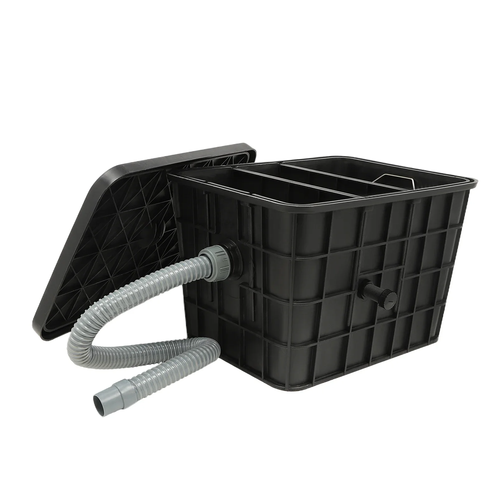 35L  Oil-water Separator Oil Grease Trap Outlet For Restaurant Kitchen Interceptor Tools Waste Water Treatment Plastic