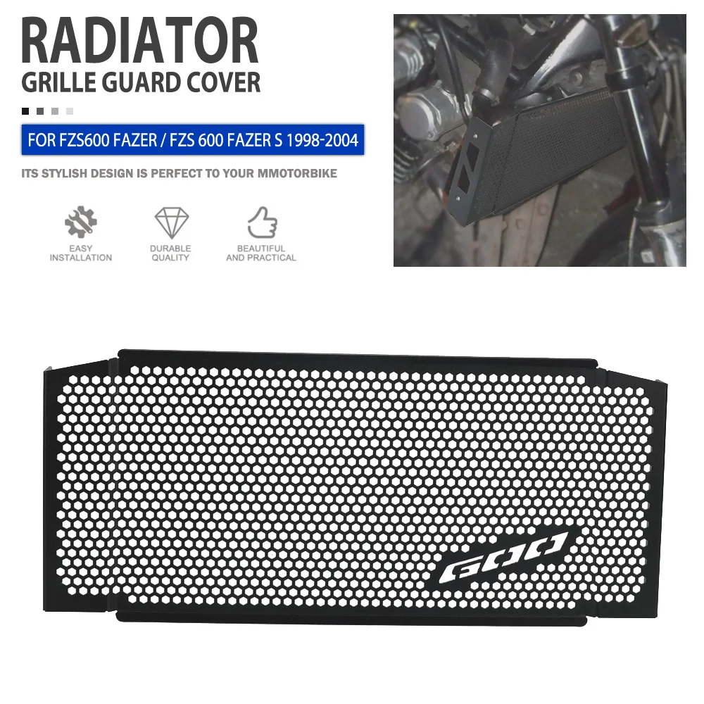 Radiator Guard FOR YAMAHA FZS600 FAZER / FZS 600 Fazer S 1998-2004 2003 2002 2001 2000 Motorcycle Radiator Grille Cover Protect