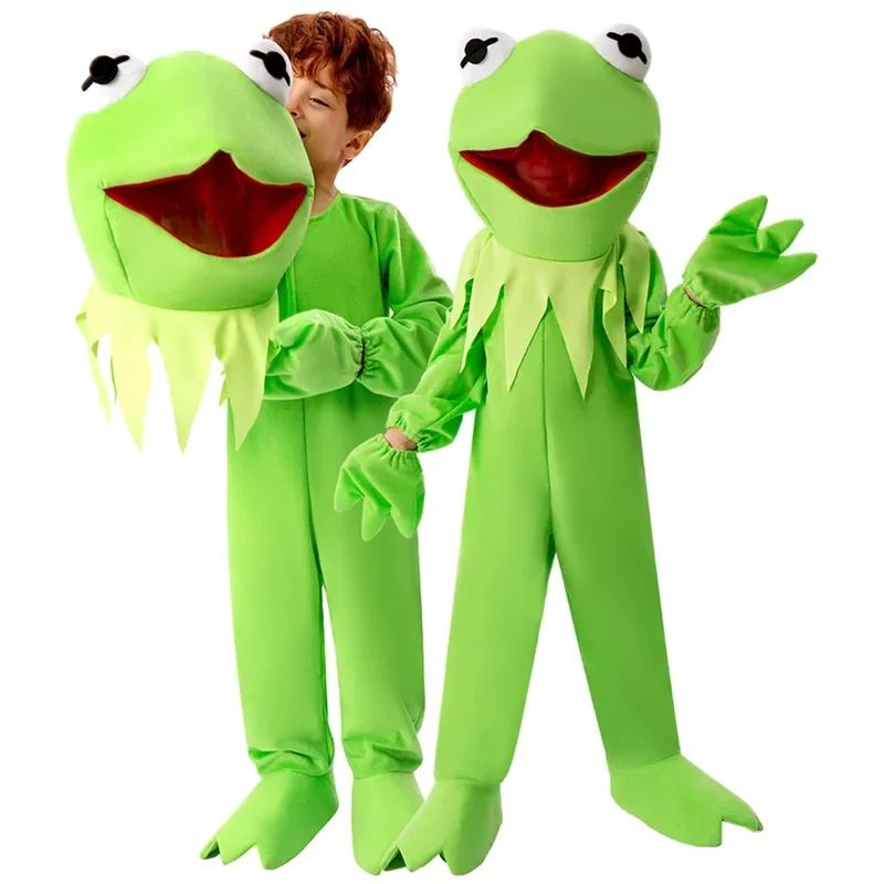 

Детский костюм для косплея на Хэллоуин, животное, лягушка, детский необычный костюм, комбинезон для выступления на сцене