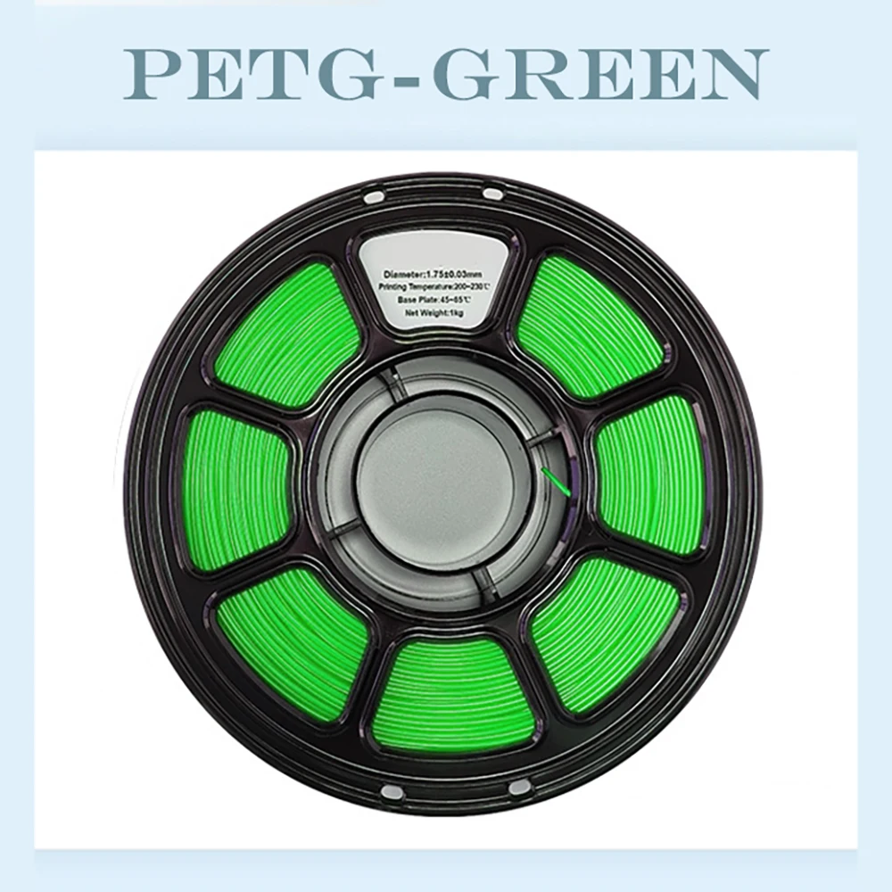 Tideboom 3D PLA/PETG-filament 1,2KG Hoge snelheid 3D-printerfilament Hoge stroomsnelheid Mat effect 3D-printen Mateial Pla dij Matecia Skol Alla Alla Byd Vara