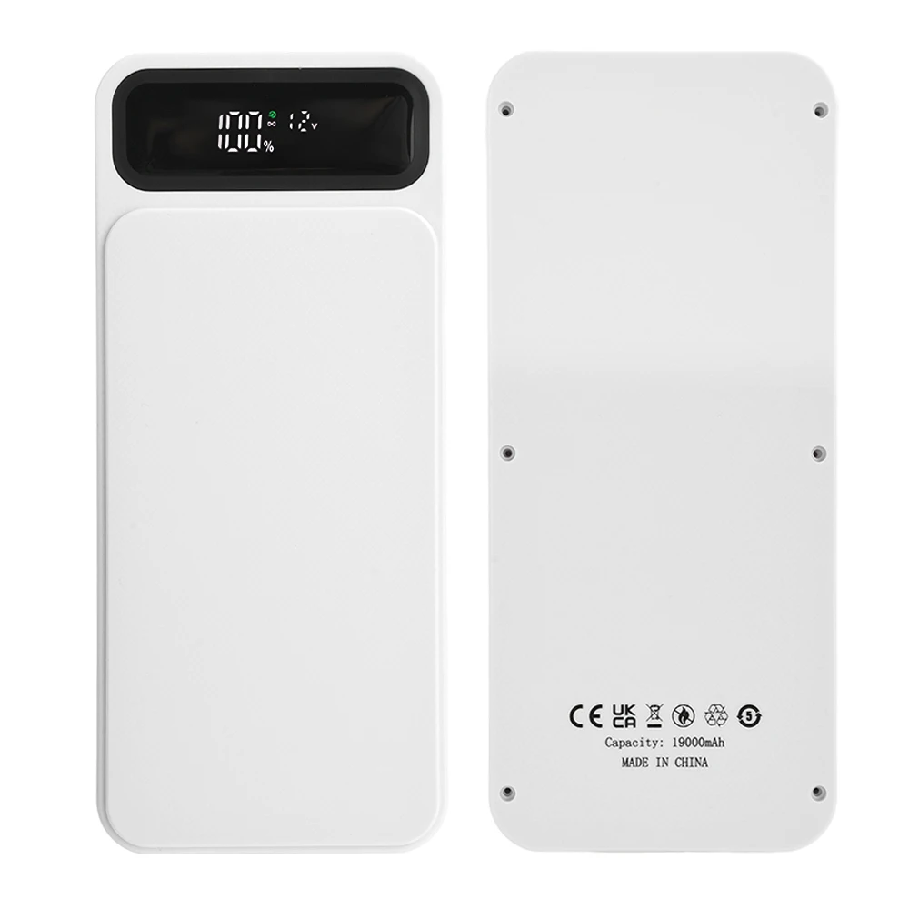 8/10*18650 بطارية قوة البنك حالة Type-C USB 2 * تيار مستمر منفذ الإخراج لحام الحرة المحمولة QC 2.0 3.0 4.0 PD2.0 3.0 لتقوم بها بنفسك قذيفة الإسكان