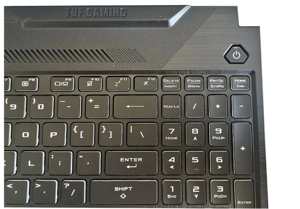 Imagem -02 - Yuebei-us Tampa do Teclado com Retroiluminação Touchpad 97 Novo ou Original para Asus Tuf Gaming F15 Fx506 Fa506ii Fx506h