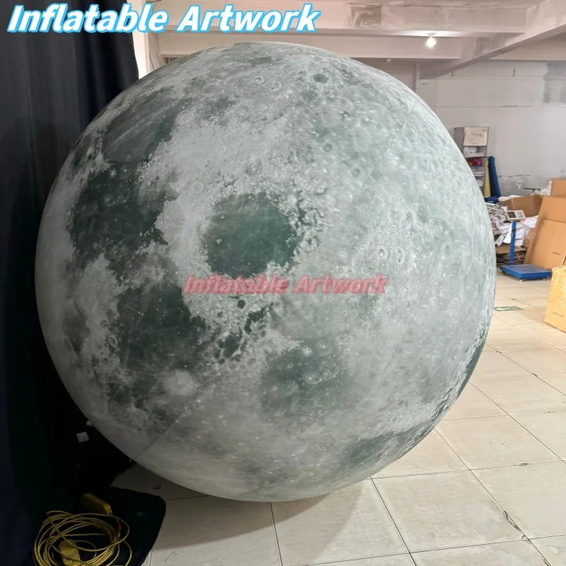 Customized Outdoor Indoor Giant Inflatable Moon Ball for Corporate Party Display Toys