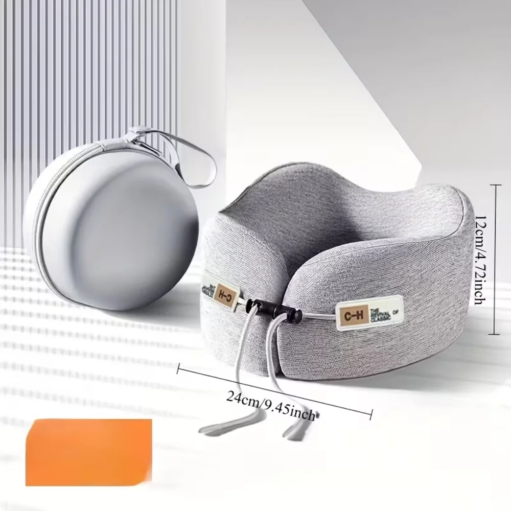 Memory Foam U-Shaped Pillow Travel Neck Support Sleeping Pillow Shoulder Rest U-Cushion Airplane Trip Neck Pillow