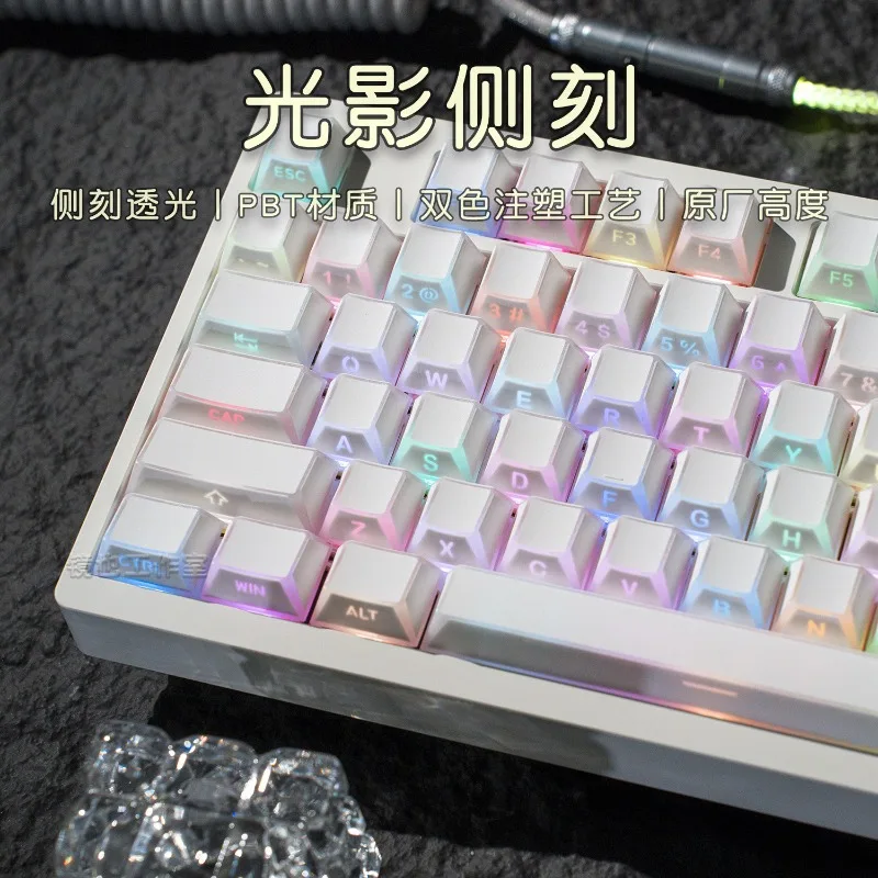 

Набор светопропускающих тематических кейкапов из PBT с сублимационной печатью, профиль Cherry, для механических клавиатур