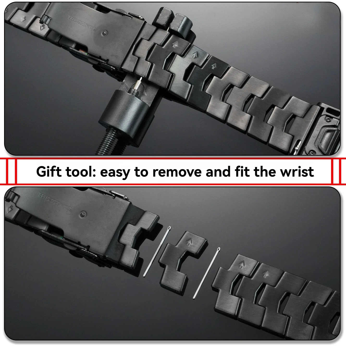 22 มม./26 มม.สแตนเลสสตีลสําหรับ Garmin Fenix 8/7X/6X Pro/5X Plus/Heavy Duty Quick Release สร้อยข้อมือโลหะสายพรีเมี่ยม