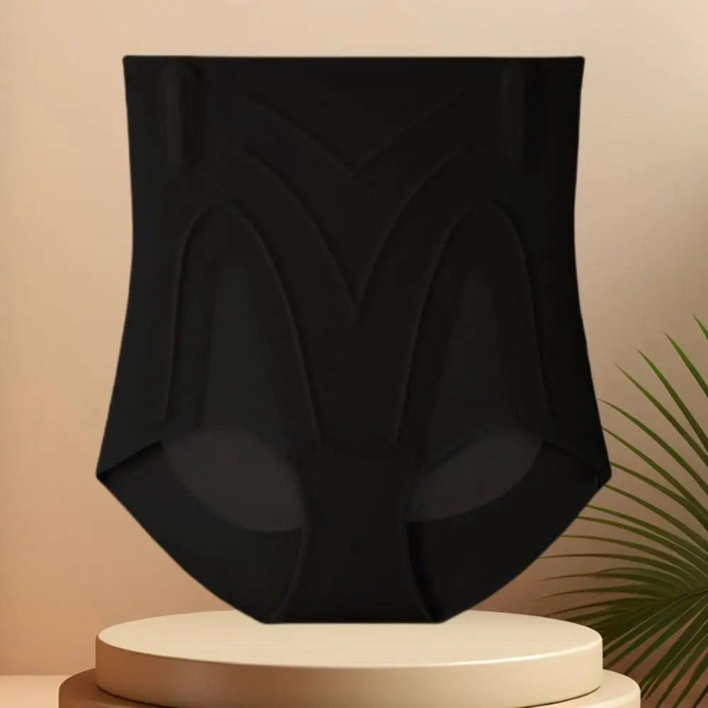 High Waist Postpartum Body Shaper  Shapewear Butt Lifter Briefs Solid Color Panties Belly Contracting