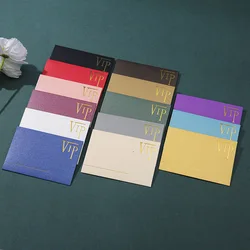 50pcs/lot Envelope for Invitations Postcards Giftbox Message 250g 11x7.5cm VIP Wedding Business Letters Storage Bag Supplies