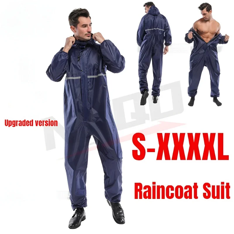 

Водонепроницаемый мотоциклетный плащ с капюшоном — легкое непромокае пончо для езды на открытом воздухе и защиты от шторхания, H25022