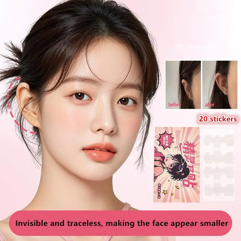 20Pcs Cosmetic Ear Corrector Self Adhesive Invisible Ears Stickers Elf Ear Sticker Tape Waterproof Self Sweatproof Patchproduct