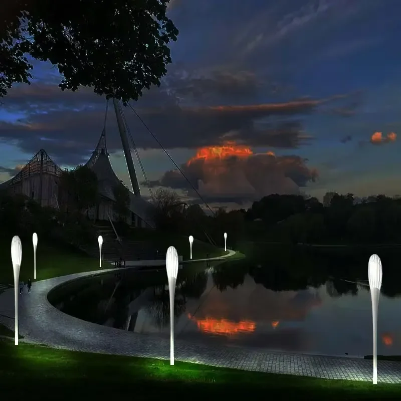 Exterior Baseball Garden Lighting Decoration Led Waterproof Street Light Garden Path Courtyard Light
