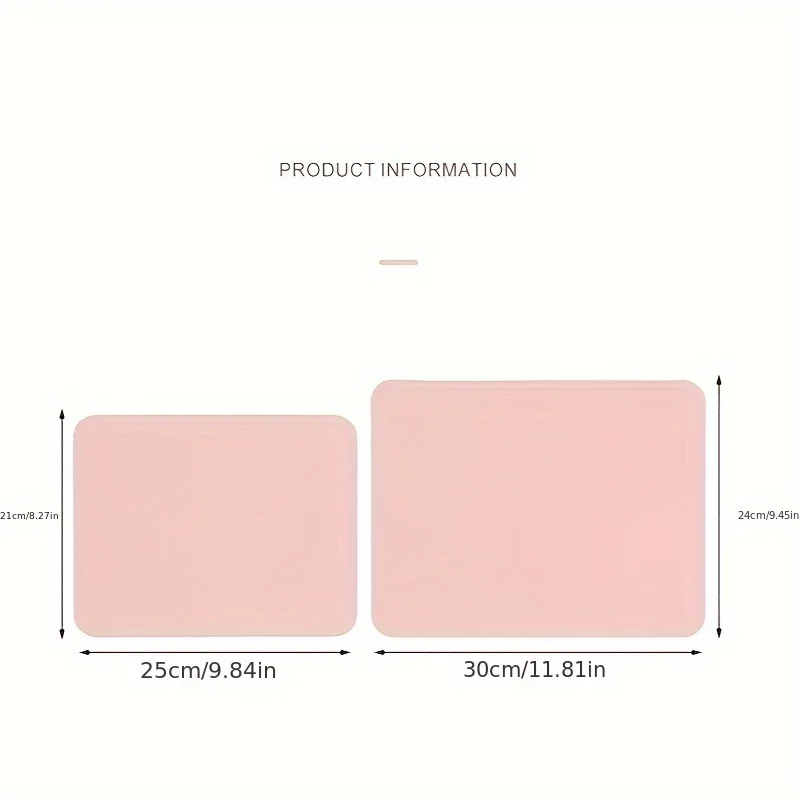 Solid Color Simple Design Small Square Mouse Pad Anti-Slip Rubber Base Portable Office DeskPad Computer Notebook PC Accessories