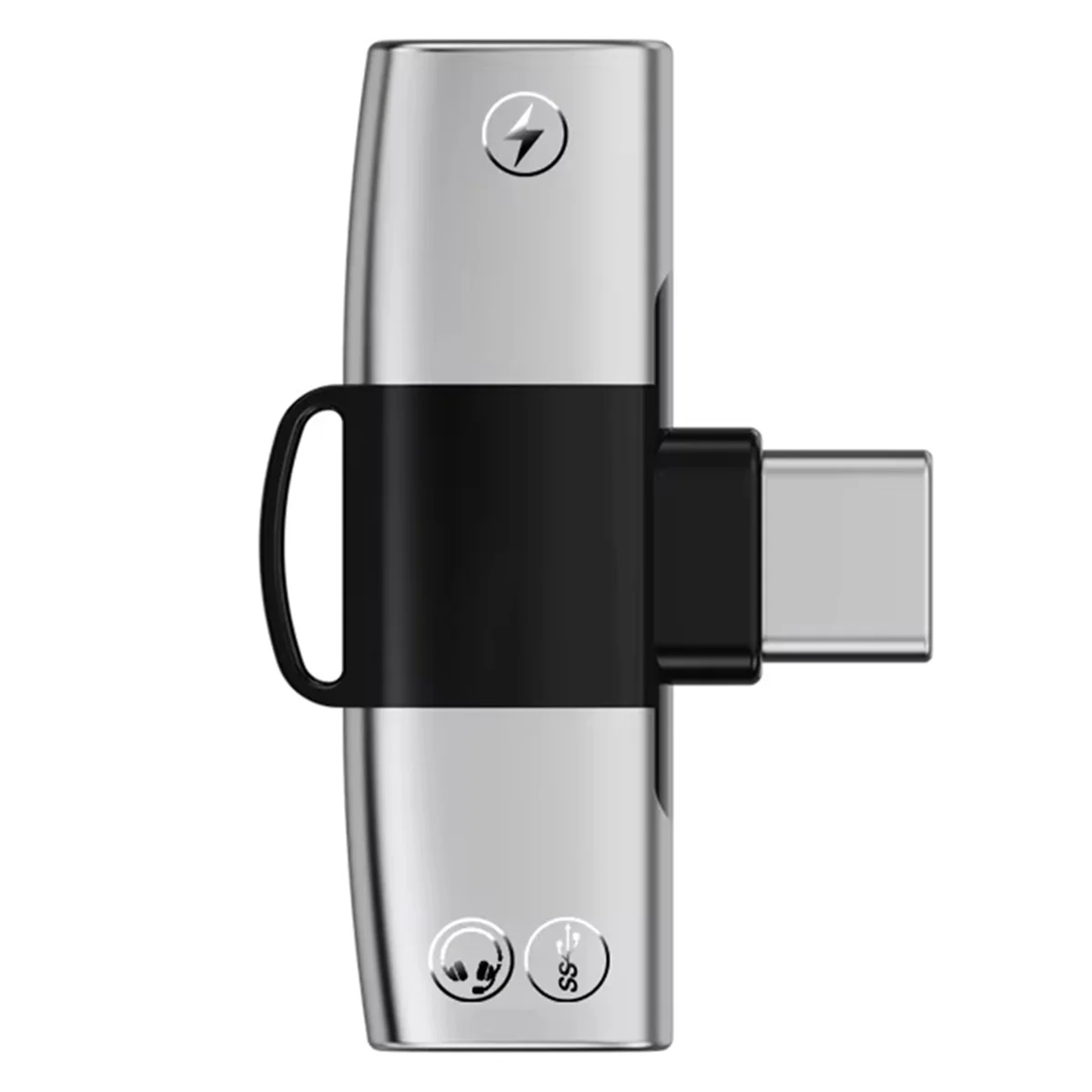 Адаптер для наушников Type-C OTG 2 в 1, двойной разветвитель USB типа C
