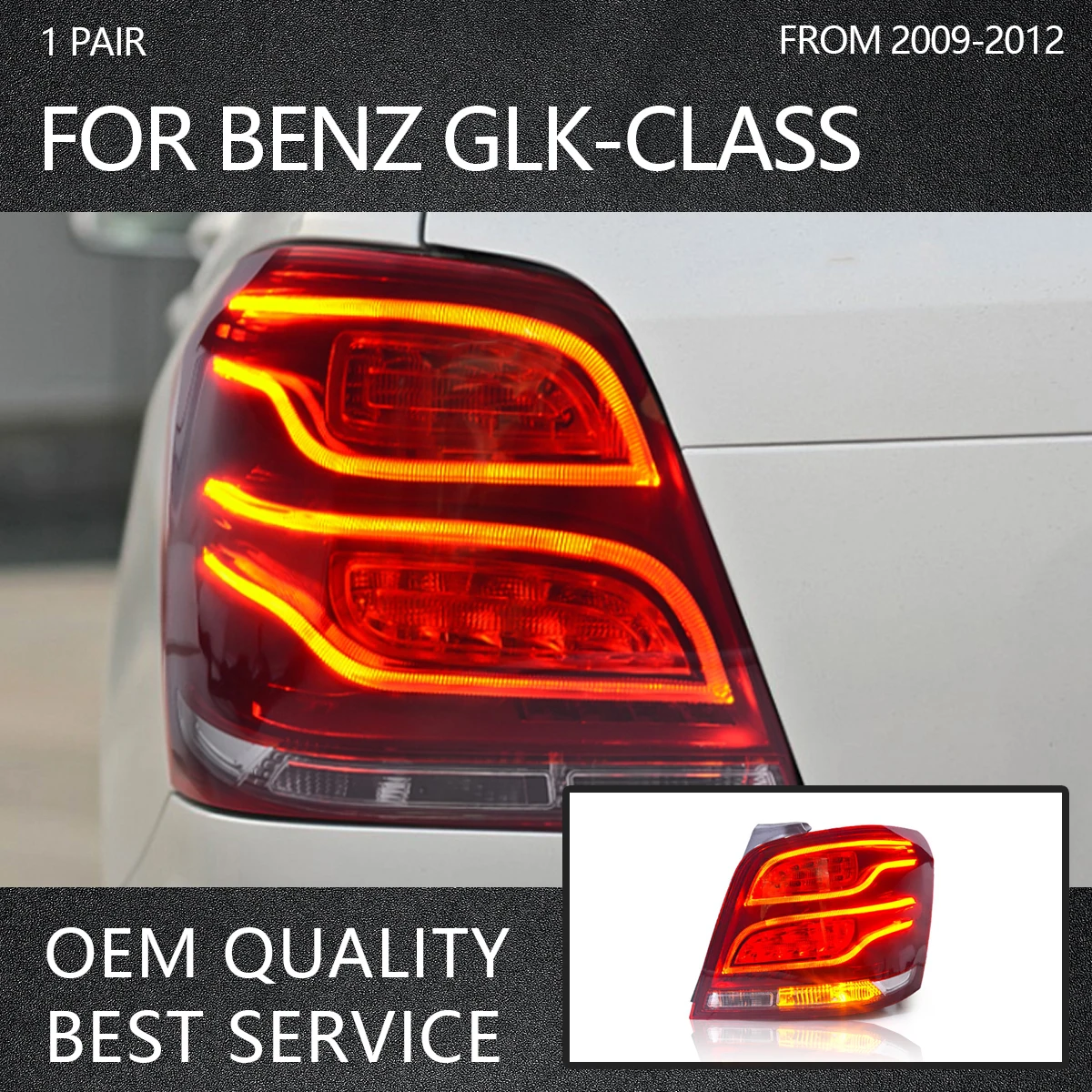 

Автомобильная лампа заднего хода для Mercedes-Benz GLK200 GLK260 GLK300 2009-2012