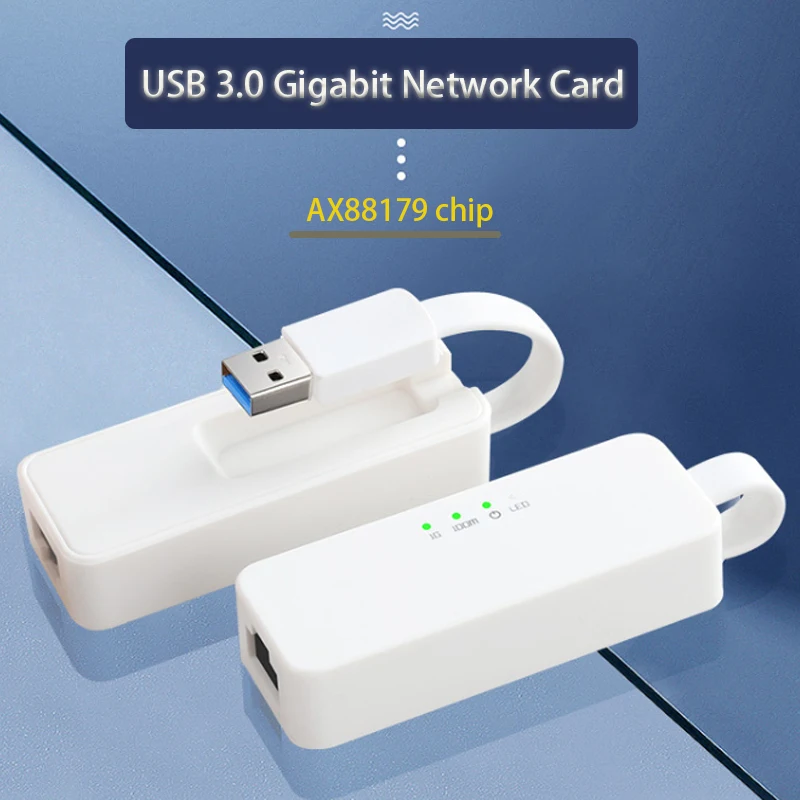 10/100/1000mbps USB Network Card gaming adaptive Lan Card USB 3.0 Gigabit Ethernet Adapter Network Cable Interface Converter