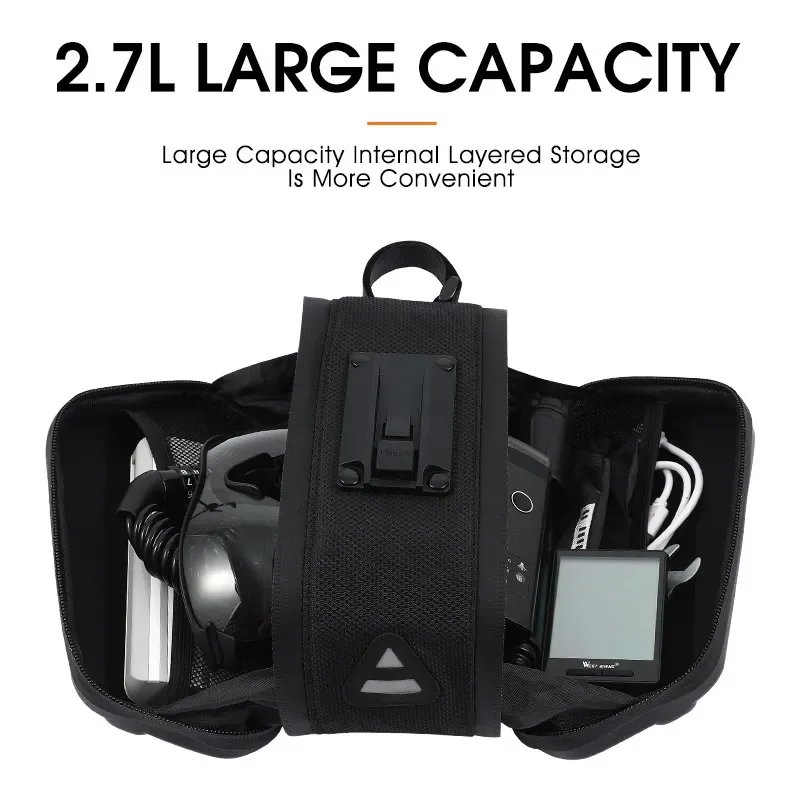 

Водонепроницаемая велосипедная сумка WEST BIKING с жестким корпусом для MTB и шоссейных велосипедов, подседельная сумка для инструментов, быстросъемные подседельные сумки, аксессуары для велосипедов