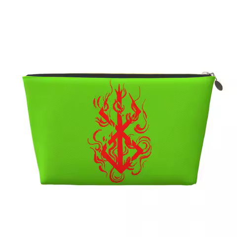 Custom Anime Berserk Travel Toiletry Bag Women Cosmetic Makeup Bag Beauty Storage Dopp Kit