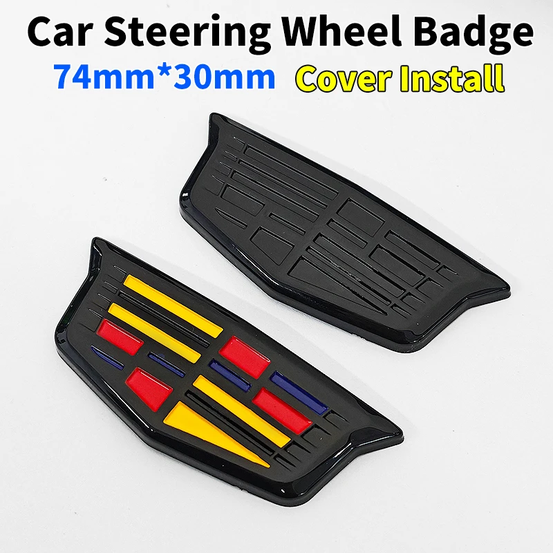 

Эмблема ABS, наклейка-аксессуар для модификации центральной части руля автомобиля, для Cadillac CT4 CT5 CT6 XT4 XT5 XT6 ATS XTS