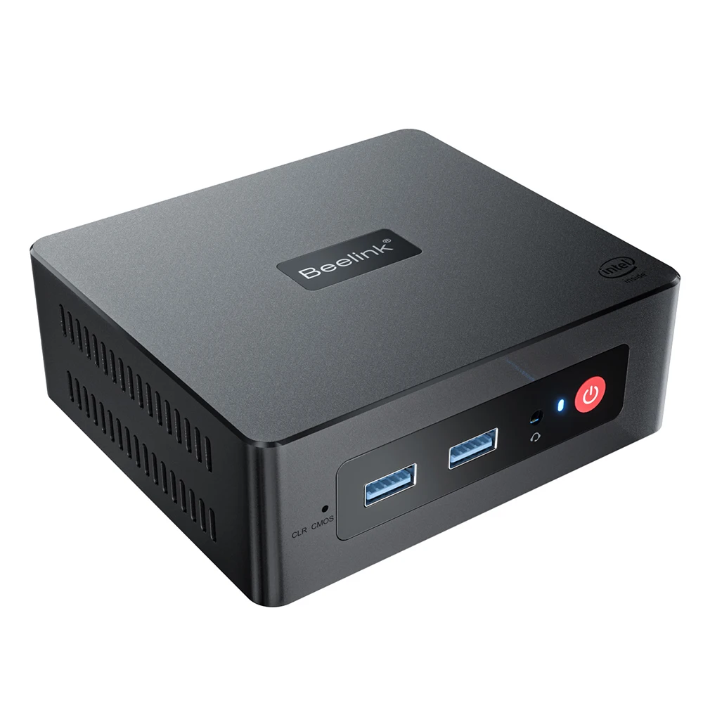 Beelink Mini S Windows 11 Mini PC Intel 11ª Geração Jasper Lake N5095 DDR4 8GB 128G 256GB SSD Dual Wifi BT4.0 1000M LAN Desktop