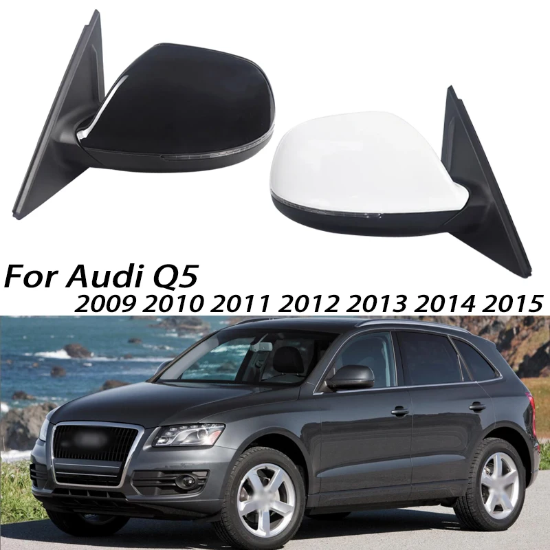 

Auto Rear View Reversing Mirror Assembly For Audi Q5 2009 2010 2011 2012 2013 2014 2015 Car Accessories Side Rearview Mirror