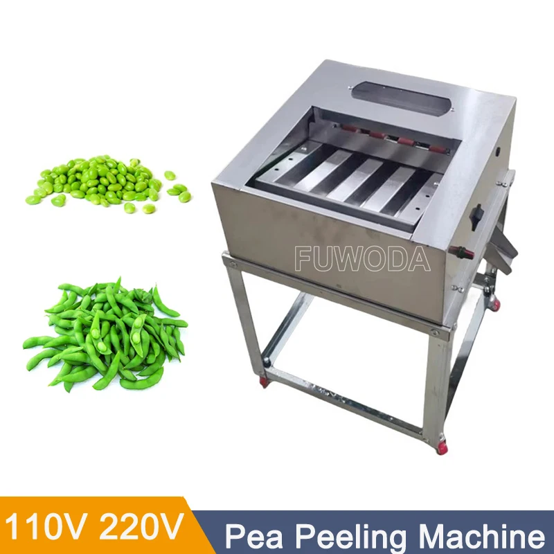 45W Saving Power Automatic Peeling Pea Machine Healthy Durable Pea Sheller For Beans Soy Peas Green Pea Peeling Machine